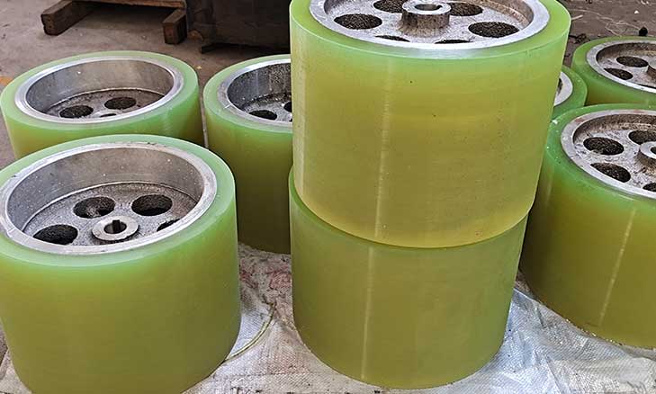 Heavy duty polyurethane wheel-Custom Desigh wheels