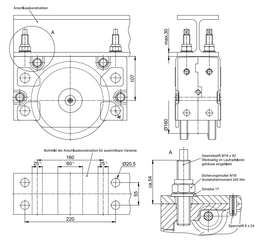 Modular Travel Wheel System Connections