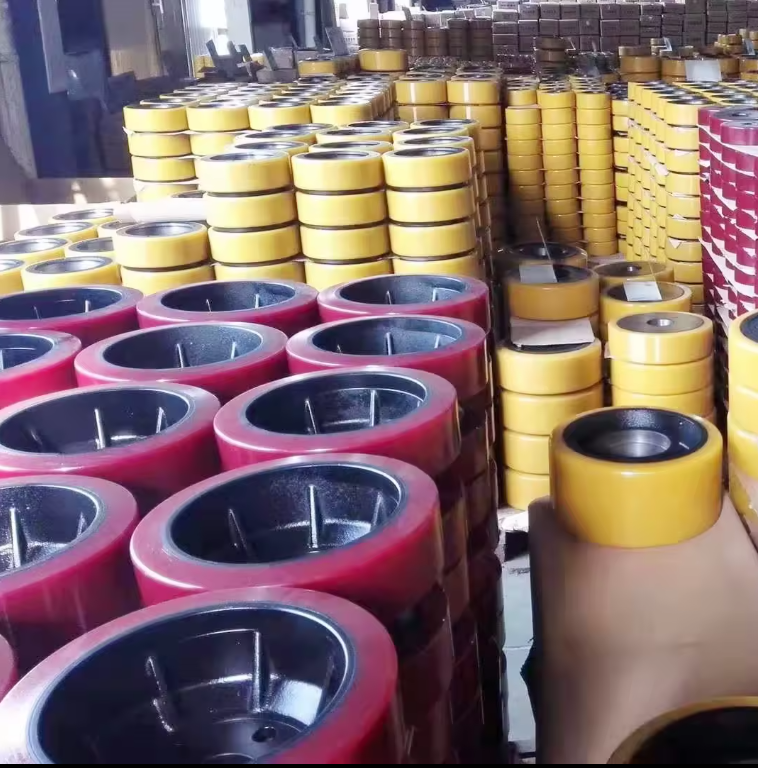 230x75/82-45mm Cold Storage Application Polyurethane Forklift Wheel ...