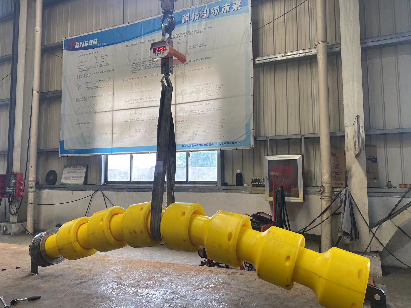 Polyurethane bend restrictor 8t lateral pressure test