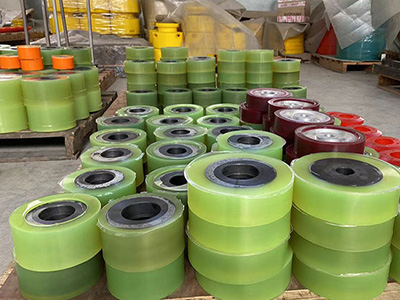 Polyurethane Forklift Truck Drive Wheels for Running